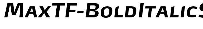 MaxTF-BoldItalicSC(1)