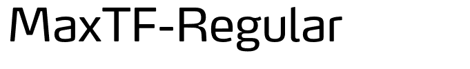 MaxTF-Regular