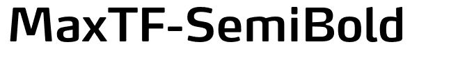 MaxTF-SemiBold