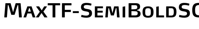 MaxTF-SemiBoldSC