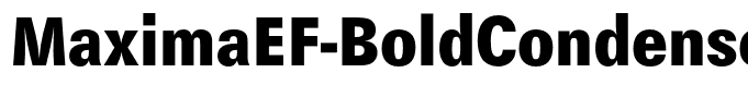 MaximaEF-BoldCondensed