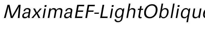 MaximaEF-LightOblique