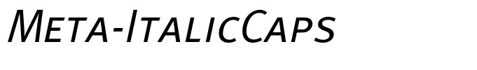 Meta-ItalicCaps