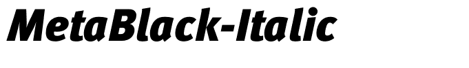 MetaBlack-Italic