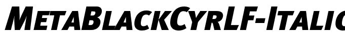 MetaBlackCyrLF-ItalicCaps(1)