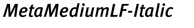 MetaMediumLF-Italic
