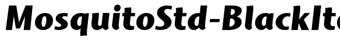 MosquitoStd-BlackItalic