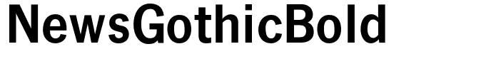 NewsGothicBold