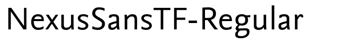NexusSansTF-Regular