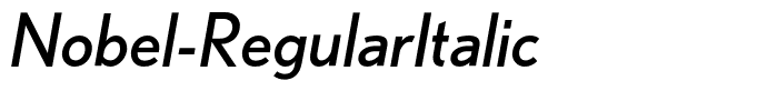 Nobel-RegularItalic