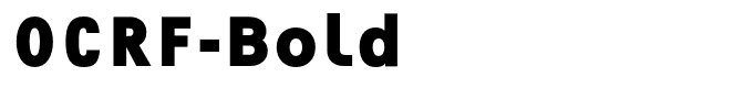 OCRF-Bold