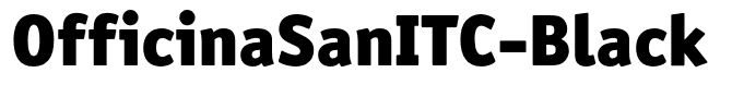 OfficinaSanITC-Black
