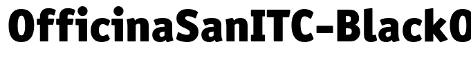 OfficinaSanITC-BlackOS
