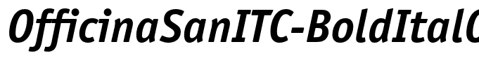 OfficinaSanITC-BoldItalOS