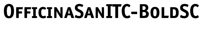 OfficinaSanITC-BoldSC