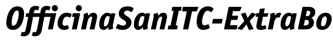 OfficinaSanITC-ExtraBoldItalOS