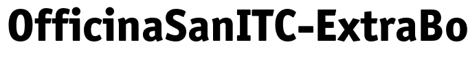 OfficinaSanITC-ExtraBoldOS