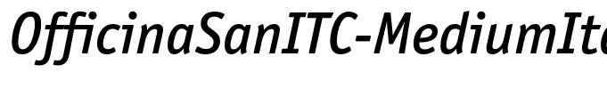 OfficinaSanITC-MediumItalicOS