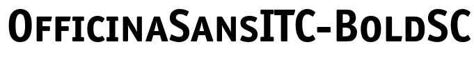 OfficinaSansITC-BoldSC