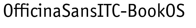 OfficinaSansITC-BookOS
