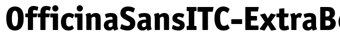 OfficinaSansITC-ExtraBold