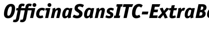 OfficinaSansITC-ExtraBoldItalic