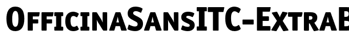 OfficinaSansITC-ExtraBoldSC