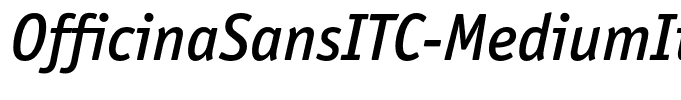 OfficinaSansITC-MediumItalicOS