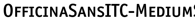 OfficinaSansITC-MediumSC