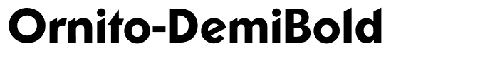 Ornito-DemiBold