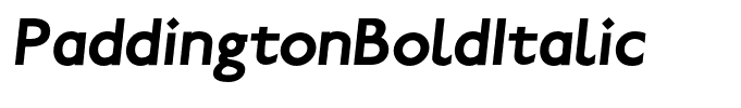PaddingtonBoldItalic