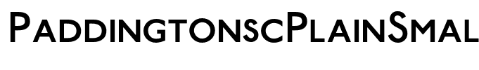 PaddingtonscPlainSmallCaps