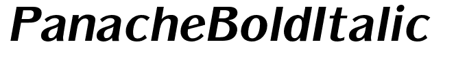PanacheBoldItalic