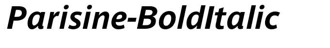 Parisine-BoldItalic