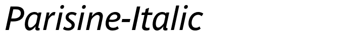 Parisine-Italic