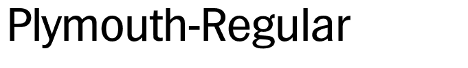 Plymouth-Regular