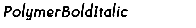 PolymerBoldItalic
