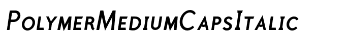 PolymerMediumCapsItalic