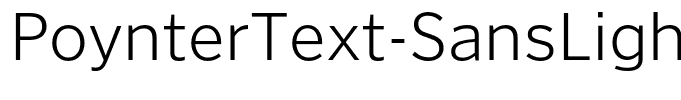 PoynterText-SansLight