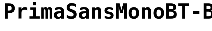 PrimaSansMonoBT-Bold