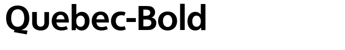 Quebec-Bold