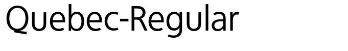 Quebec-Regular