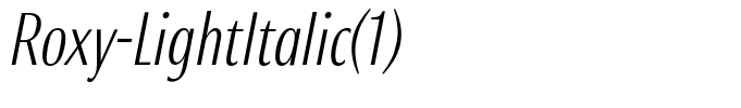 Roxy-LightItalic(1)