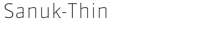 Sanuk-Thin