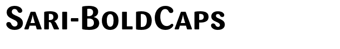 Sari-BoldCaps