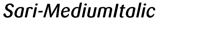 Sari-MediumItalic