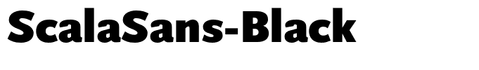 ScalaSans-Black