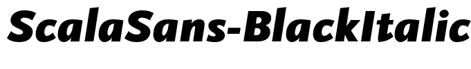 ScalaSans-BlackItalic