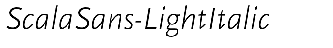 ScalaSans-LightItalic