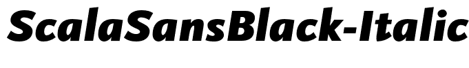 ScalaSansBlack-Italic